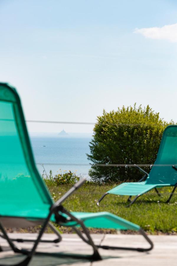 La Metairie-Du-Vauhariot - Vue Mer Et Mont Saint Michel - Piscine Chauffee - Acces Gr34 カンカル エクステリア 写真